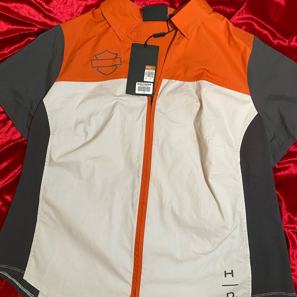 Harley-Davidson Vibrant Orange and White Apparel